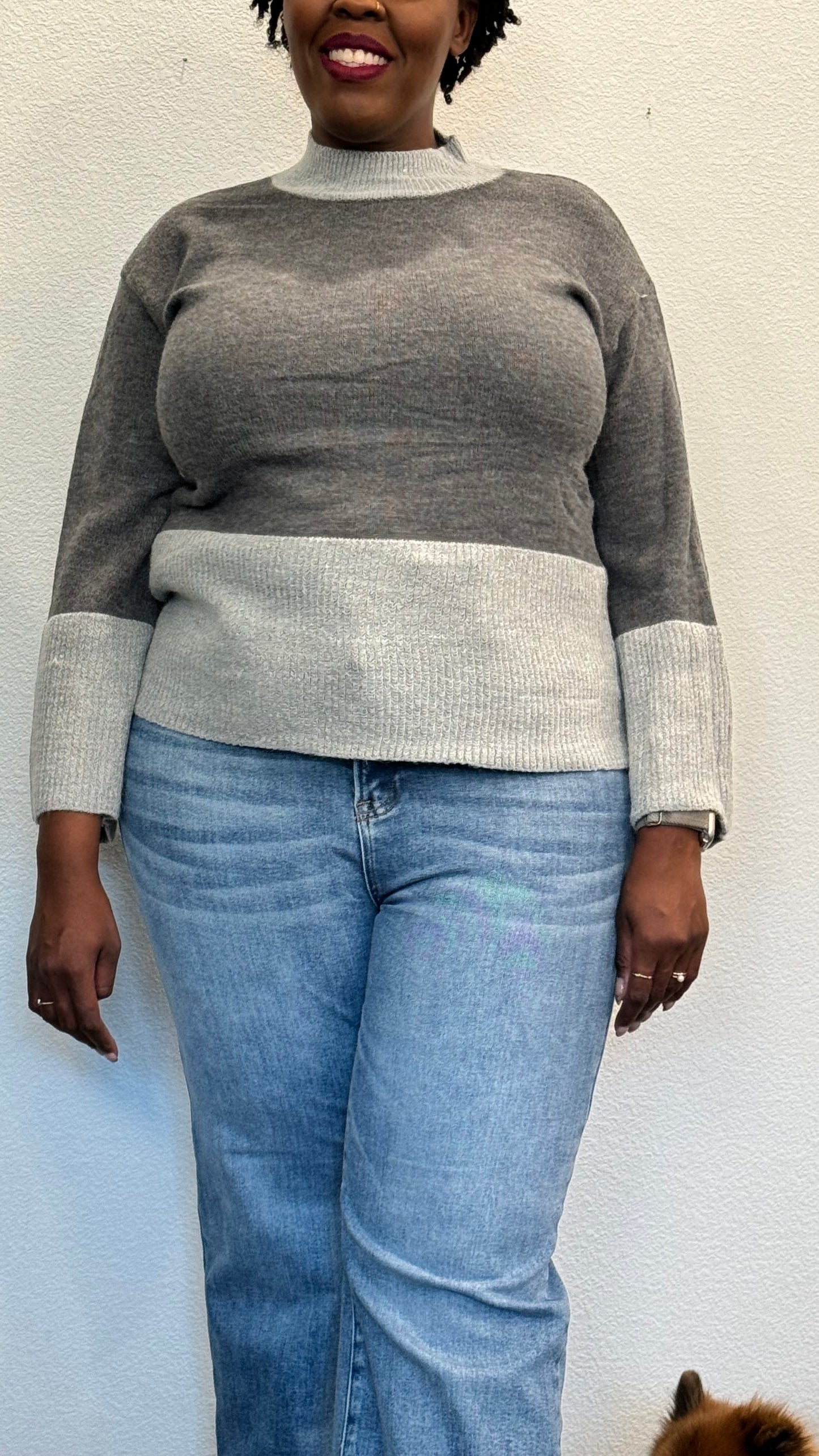 Block sweater